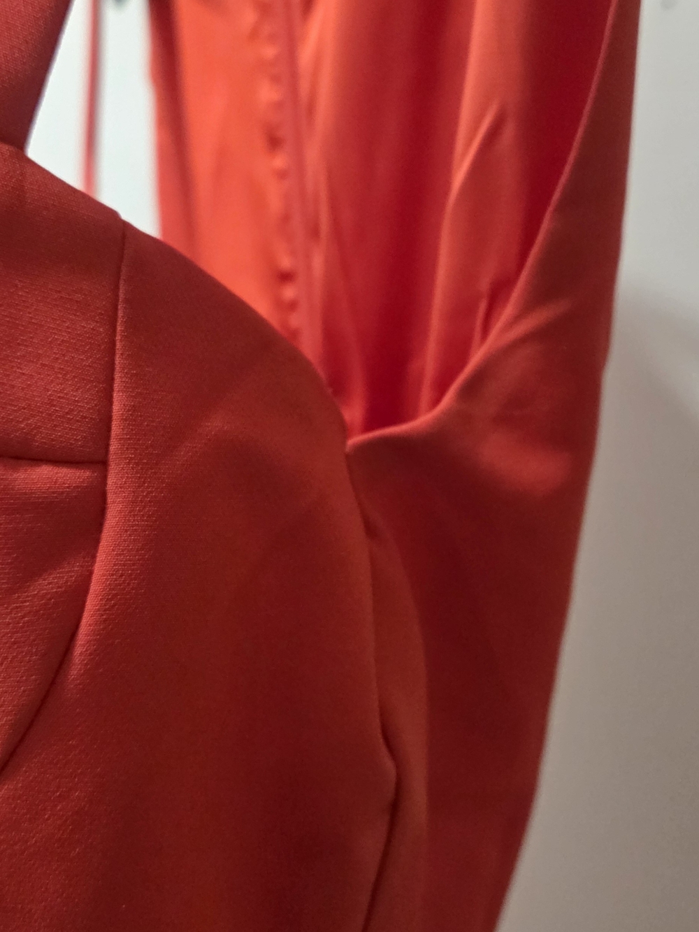 Red Midi Dress with Sweetheart Neckline - Picture 6 of 7